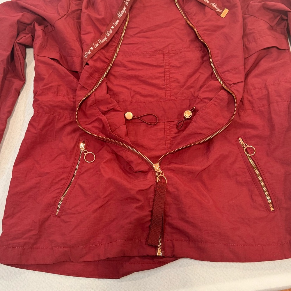 Ashley sunrise Collection lightweight jacket XL, Maroon - Picture 4 of 11